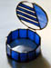 Round blue box