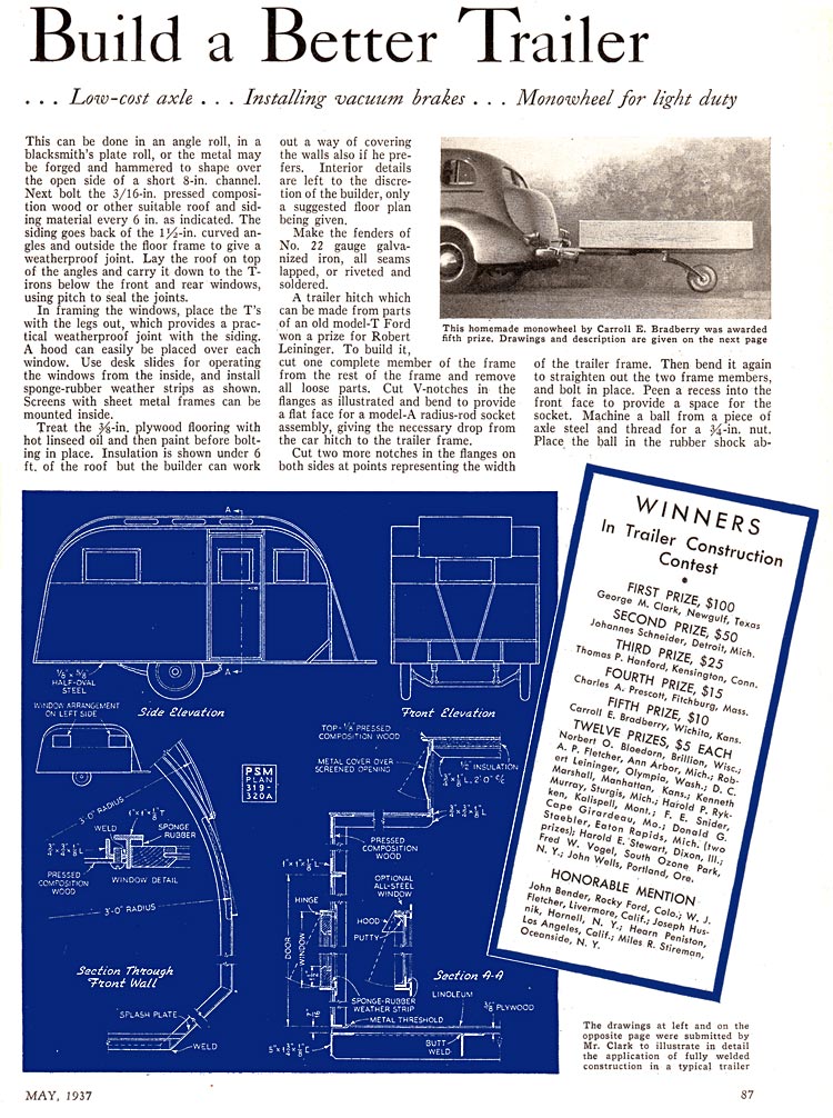 1937 trailer plans page 2