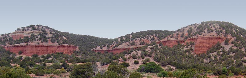 Red cliffs