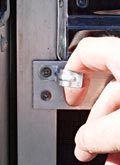 Screen door grip