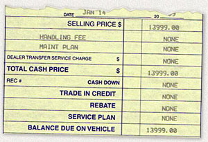 Fit invoice
