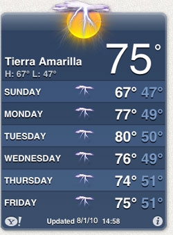 Stormy weather