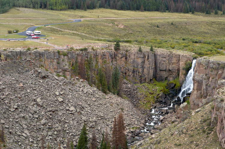 Camping by the falls